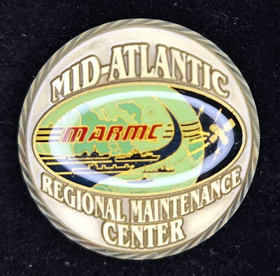 #ad Mid Atlantic Regional Maintenance Center MARMC Navy Challenge Coin $5.99