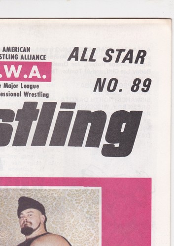 AWA Wrestling Program Match Card Ivan Koloff 1973 Denver Auditorium 70s Vintage - Picture 5 of 12