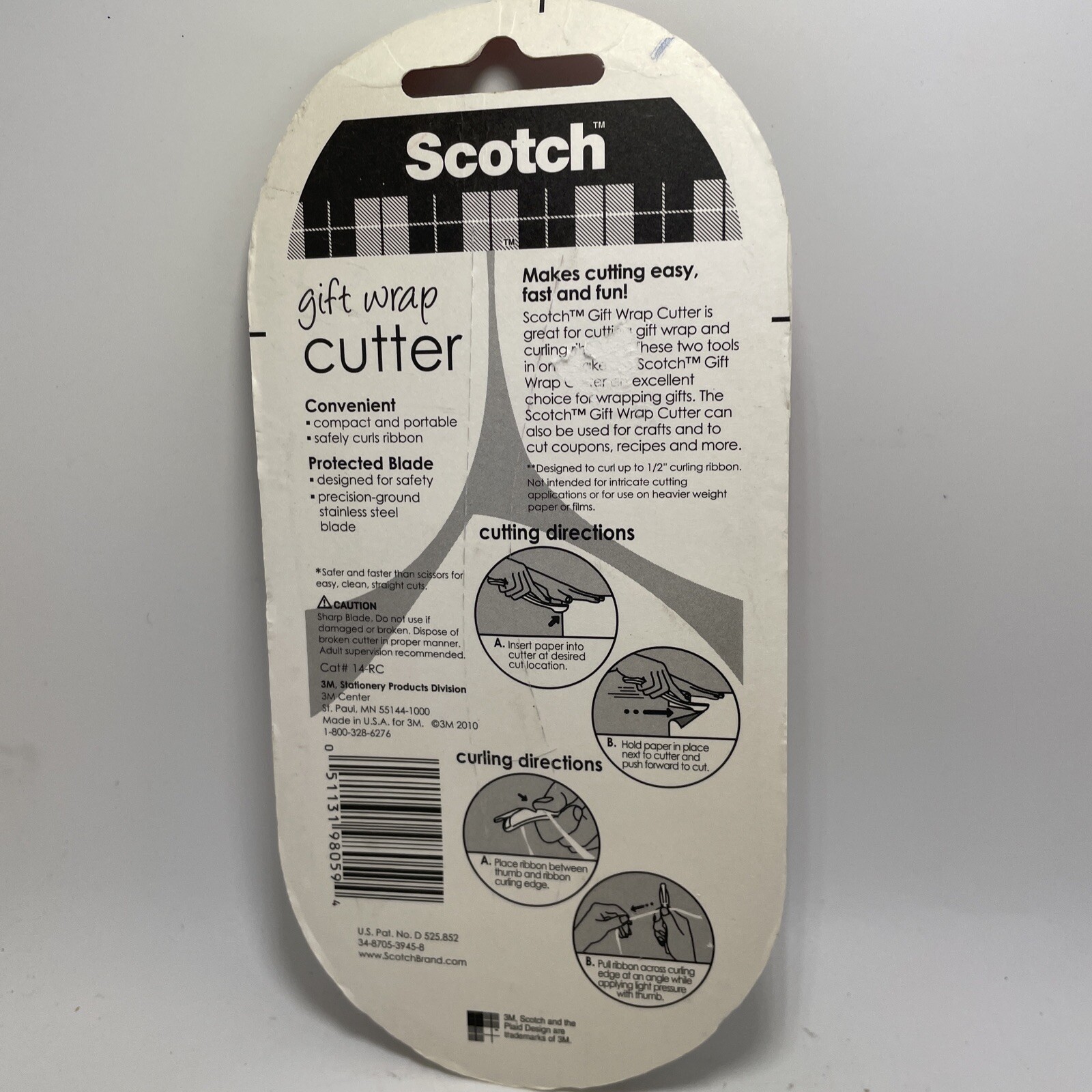 Gift Wrap Cutter Tool Holiday 3M Scotch Built in Ribbon Curler Paper Wrapping 51131980594 eBay