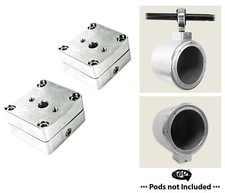  2 MAC360C 360  Degree Swivel Tower/Surface Mount Clamps 4 Rockville Wakeboards