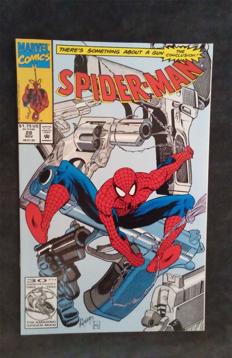 Spider-Man #28 1992 marvel Comic Book b&b | eBay