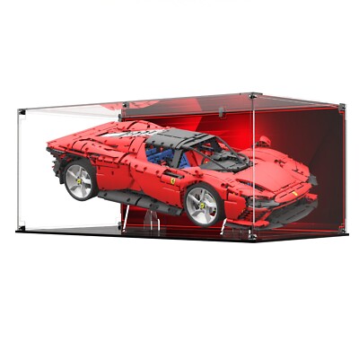 BRICK IN IT Vitrine und Ständer für LEGO  Technik Ferrari Daytona SP3 42143