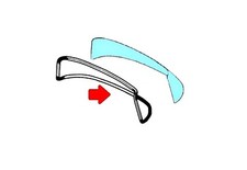 Mercedes W110 Rear Window Rubber Seal Mercedes W110 Rear Window Rubber Seal