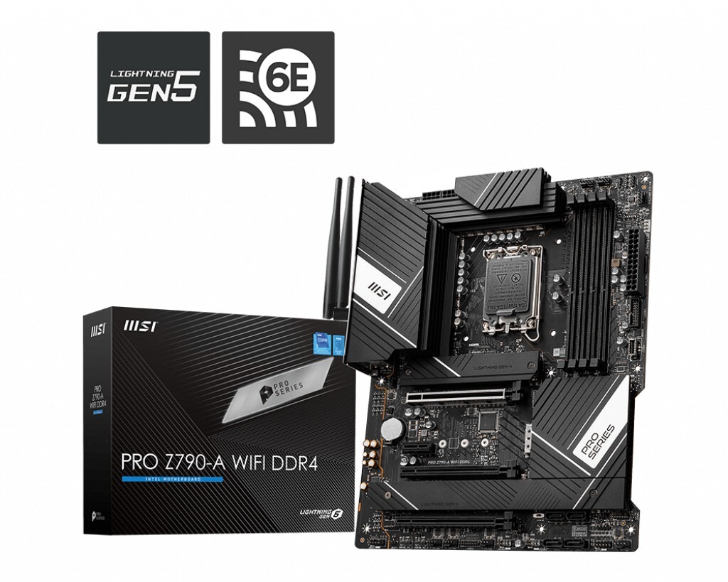 MSI Pro Z790-A Wi-Fi Intel Z790 4*DDR4 4*M.2 6*SataIII sk1700 HDMI/DP ATX