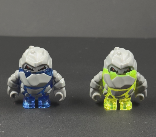Lego Rock Monster Minifigures Power Miners 2009 lot of 2 Glaciator Sulfurix A4