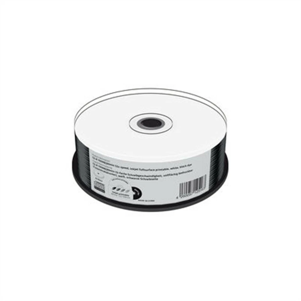 600 x CD-R 700MB 80min 52x Speed Inkjet Fullsurface Printable Black Dye CakeTubs - Image 3 of 4