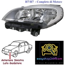 FARO FANALE PROIETTORE ANTERIORE SX PER FIAT DOBLO DAL 2015 H7 H7 ELETTRICO