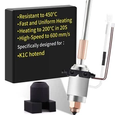 K1C Ceramic Heating Block kit: Compatible with Creality K1 Max/K1C 3D Printer...