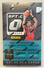 2021-22 Panini Basketball Donruss Optic Factory Sealed Hobby Box