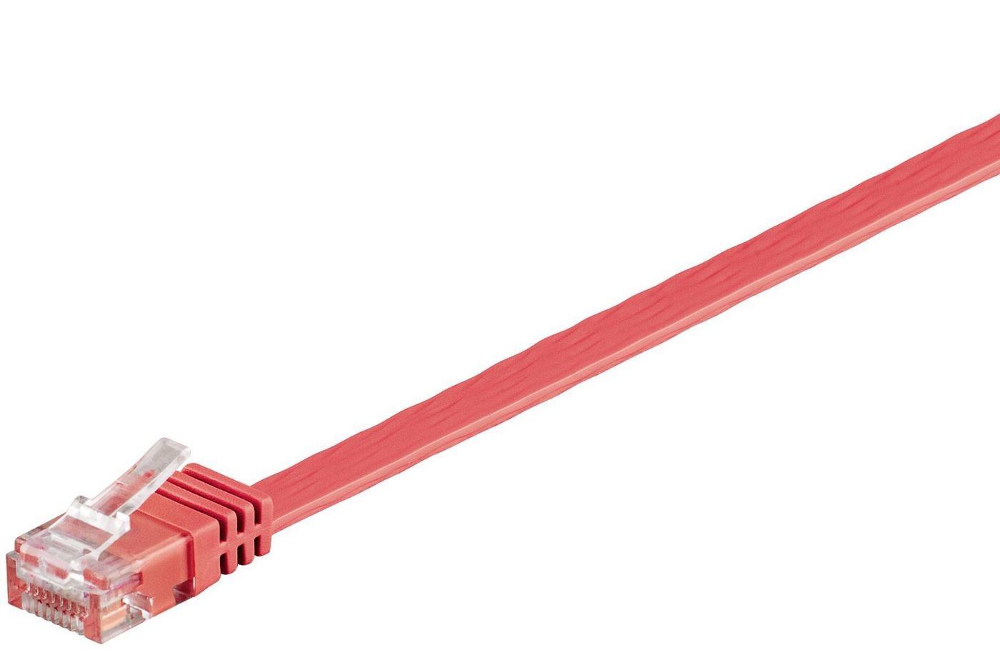 MicroConnect V-UTP601R-FLAT U/UTP CAT6 1M  Red Flat