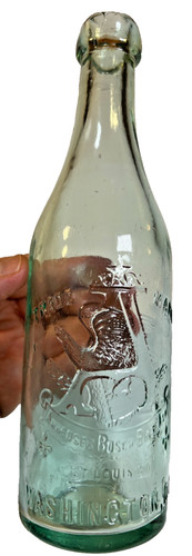 Anheuser Busch Eagle Blob Top BlobTop Bottle Washington DC St Louis Johns Bros