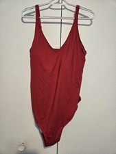 Loft Beach Red One Piece Swimsuit with Tie in Back- Size 22