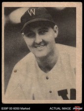 1939 Play Ball #21 Dutch Leonard Senators 1.5 - FAIR