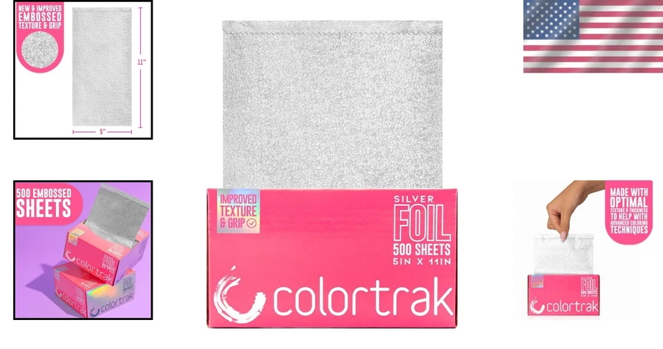 专业级浮雕银箔片弹出式分装器,5 x 11 — 第 2/4 张图片