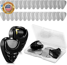 Metal Guitar Picks Plectrums Stainless Steel Guitar Pick with Picks Storage Case