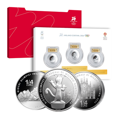 Milano Cortina 2026 Olympic Winter Games Commemoration Coin Set | eBay