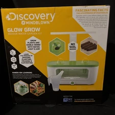 Discovery Mindblown LED Glow Grow Indoor Water Garden Kit Ages 8+