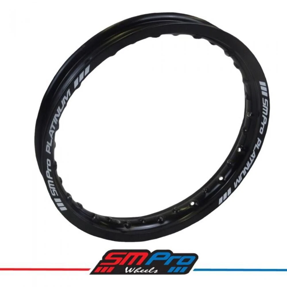 SM Pro Platinum Black Rear Rim 12" - KLX110/CRF110