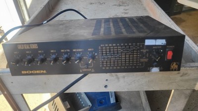 Bogen GS-100 Gold Seal Series Amplifier GS100 10-band Equalizer WORKS GREAT