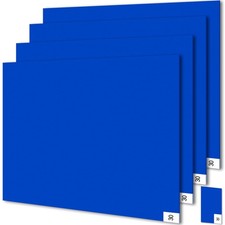 4-Pack Blue Sticky Mats for Construction - 17"x13" Basketball Shoe Pad - 30 P...