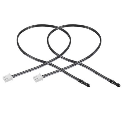 2Pcs 15.7'' 10K NTC Thermistor Probe for Air Conditioner Epoxy Temp Sensor