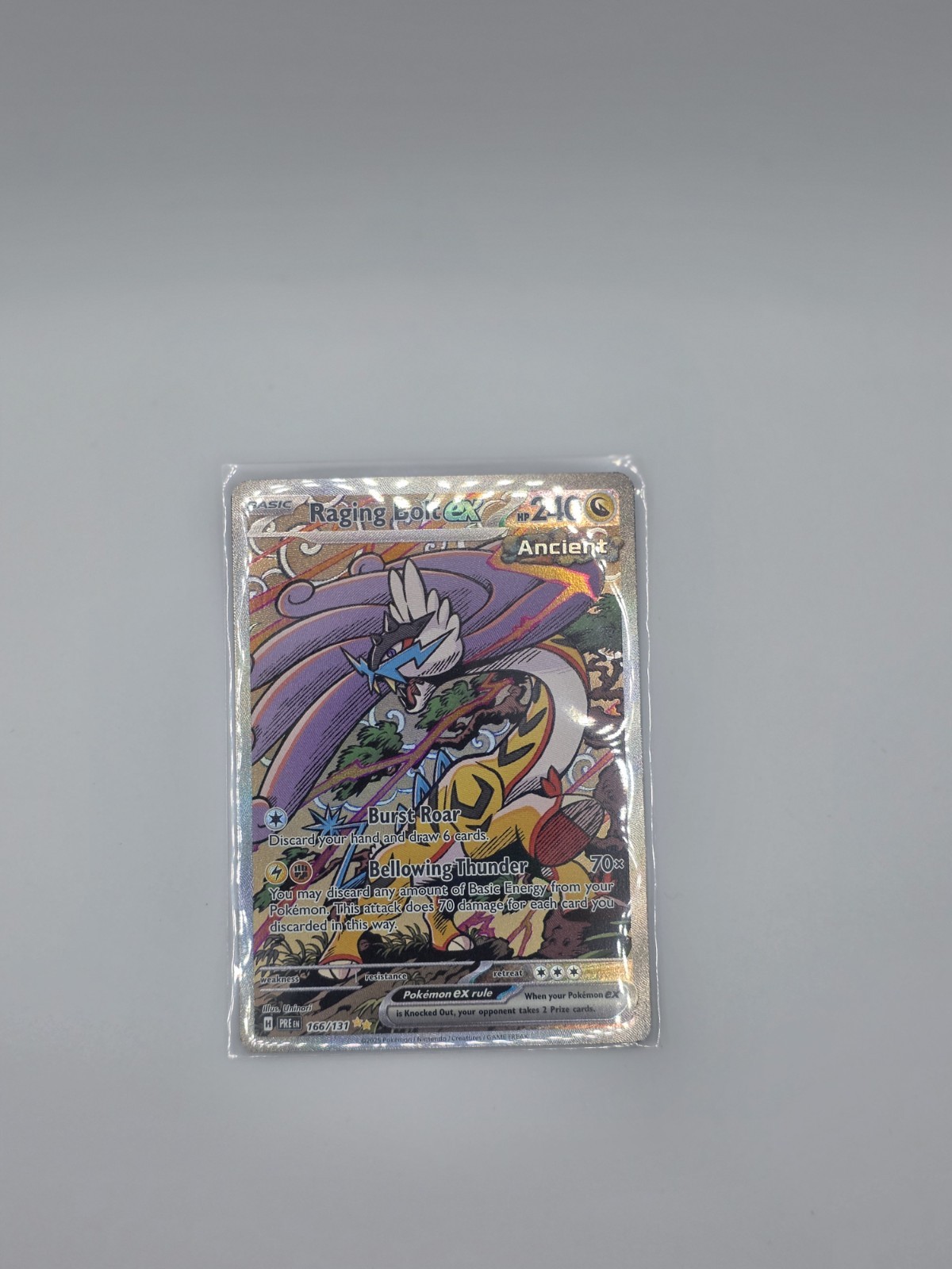 Raging Bolt Ex Special Illustration Rare SV: Prismatic Evolutions 166/131