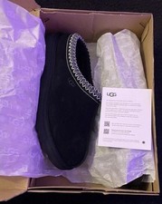 Ugg Tasman Slippers Black Size 8 Like Nw 