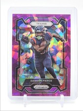 DAMEON PIERCE 2023 PANINI PRIZM FOOTBALL PURPLE ICE TEXANS A /225 Q5454