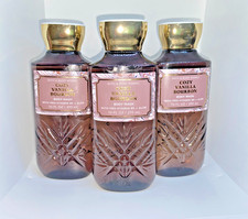 Bath and Body Works Cozy Vanilla Bourbon Body Wash 10 FL OZ/295 ML SET OF 3 