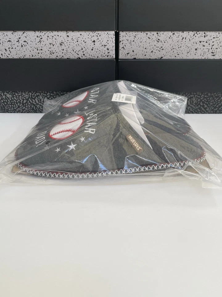 Nuevo MUK LUKS All Star Dad Jereey Scuff Zapatilla 1100371-022 Para hombres Talla S 8/9 RARO Foto 2 de 4