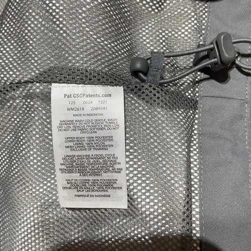 Columbia Mens Hikebound II Jacket L Grey Waterproof Omni-Tech Hooded WM2619-039 image 12