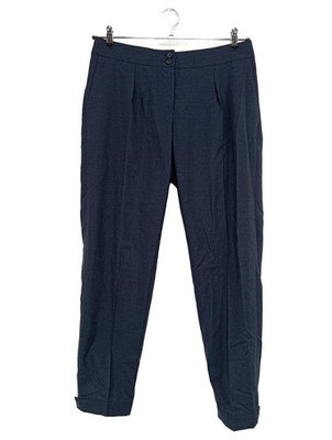 WINDSOR Stoffhose Damen Hose Gr. DE 40 blau Business-Look