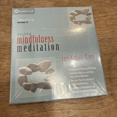 Guided Mindfulness Meditation 4 Disc CD Set For Guided Meditation Jon Kabat-Zinn