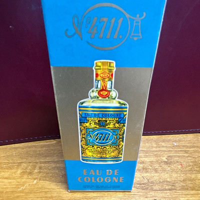 4711 Eau de Cologne Collectible Bottle Blue & Gold with Box