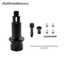 Black For Honda Civic 201225 Cvt Shift Knob 121.25mm Shifter Adapter Aluminum