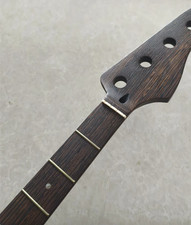 J Bass 20 Frets Wenge Electric Bass Guitar Neck Bone Nut Matte replace