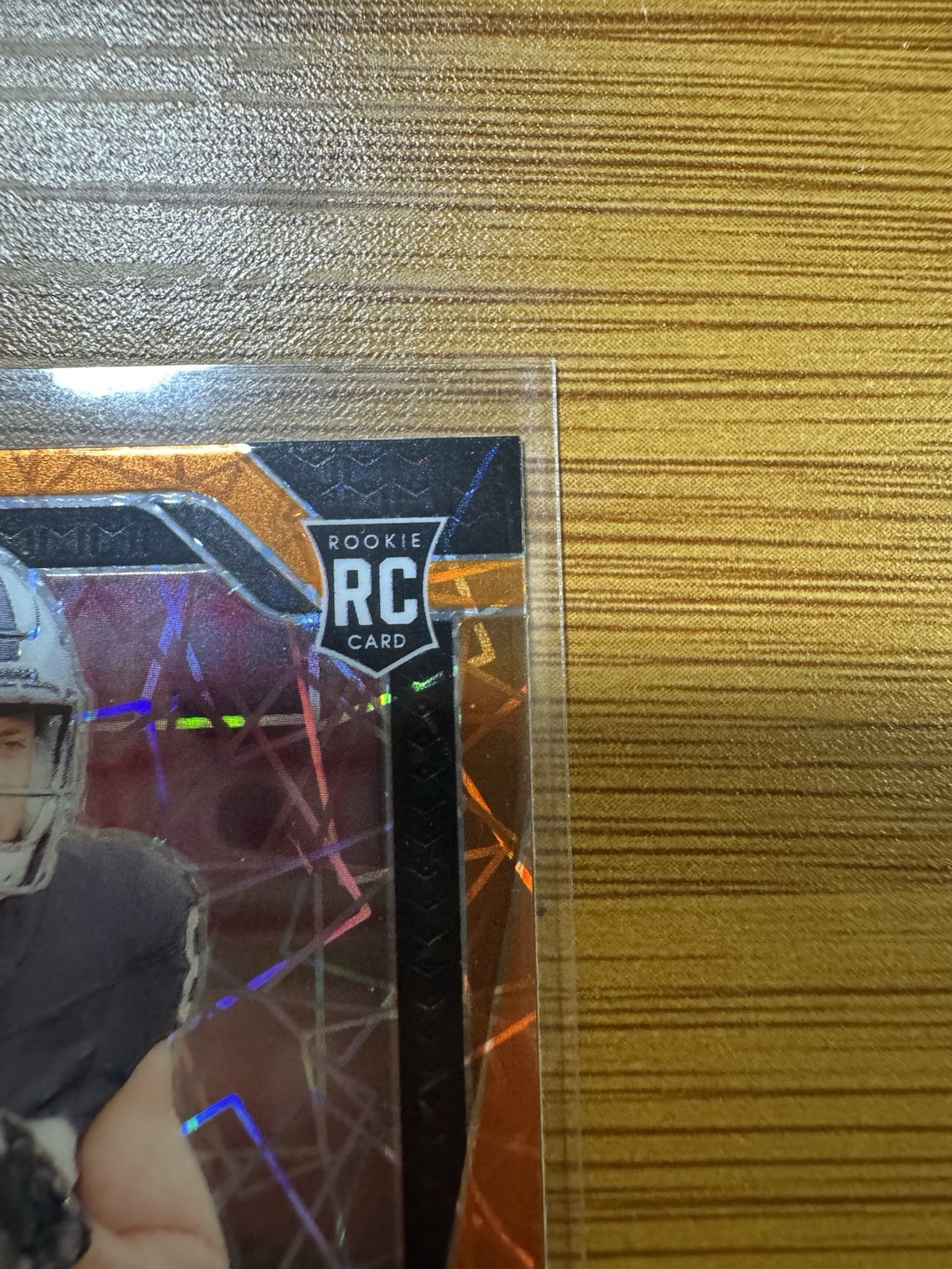 2024 Prize Brock Bowers Las Vegas Raiders #315 Orange Lazer RC