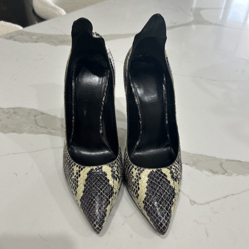 Saint Laurent Snake Skin Heels 35.5