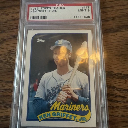 1989 Topps Traded - Ken Griffey Jr #41T  Psa 9