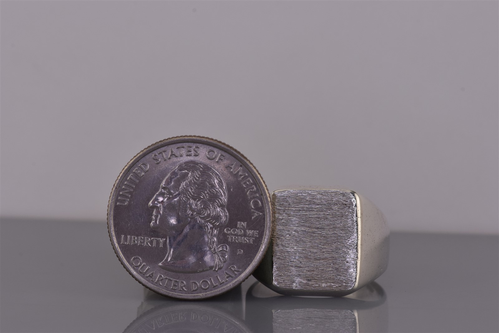 Sterling Silver 16mm Rectangular Engravable Face … - image 8