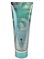 VICTORIA  S SECRET AQUA KISS VACATION FRAGRANCE BODY LOTION CREAM 8 oz NEW