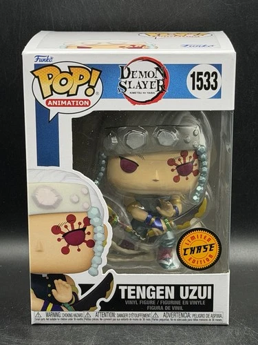 Funko Pop Demon Slayer #1533 Tengen Uzui (CHASE) Mint Box Anime W/Protector