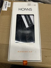 Honns Womens Selina Cold Weather Driving Gloves Black Noir  Size Medium 7