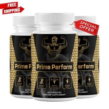 (3 Pack) Prime Perform for Men PrimePerform Advanced Male Health Support 60ct