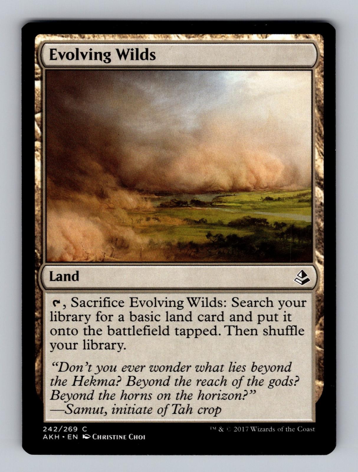 Evolving Wilds 242 Common Amonkhet Magic: The Gathering Lightly Played