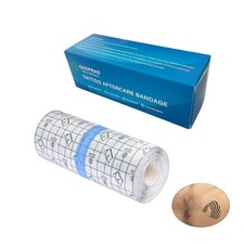 Tattoo Aftercare Bandage Roll 6in 2.2yd - Waterproof Transparent