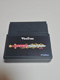 Warrior Vectrex Game with Custom Box and Overlay (Black Box and Cart)