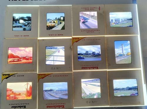 24x pc 1960s 1970s Vehicles Kodak Slides 1950s to 1970s Cars, Trucks, Boats - Picture 1 of 14