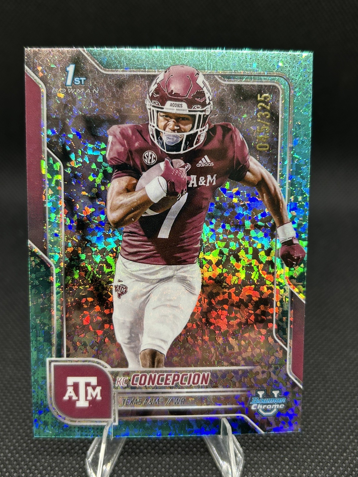 2025 Bowman Chrome U Aqua Mini-Diamond /325 KC CONCEPCION (1st) #91