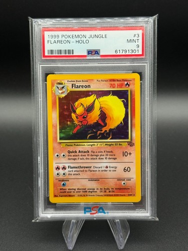 Flareon (Unlimited) graded PSA 9 for sale on eBay